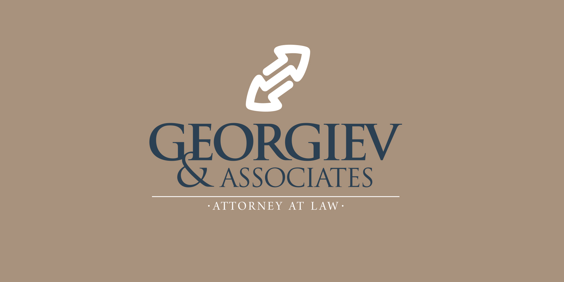 Георгиев и съдружници, Georgiev & associates, графичен знак, лого, фирмен стил, акцидентни материали