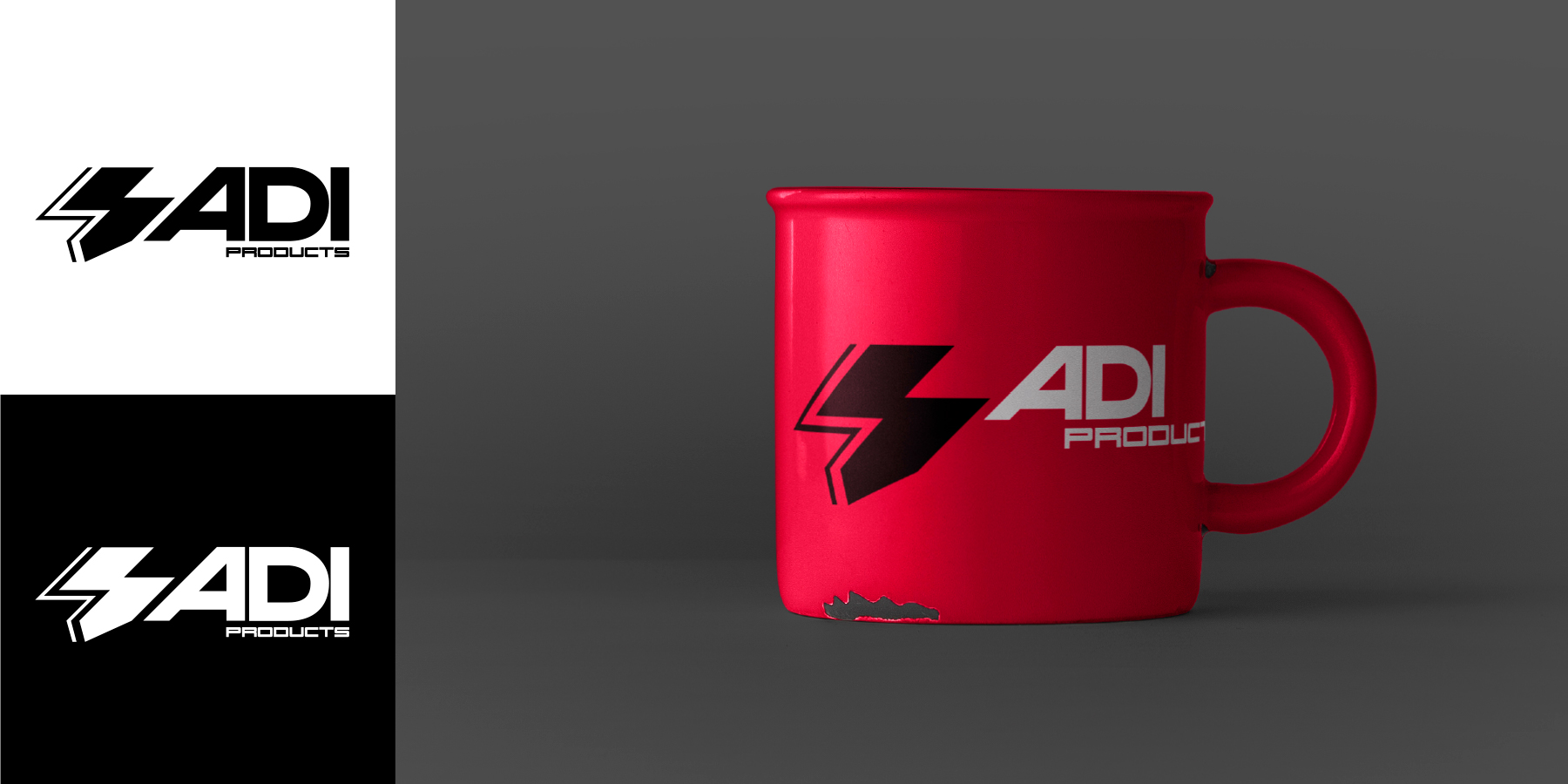 Adi Products, лого (графичен знак, логотип), акцидентни материали, фирмен стил