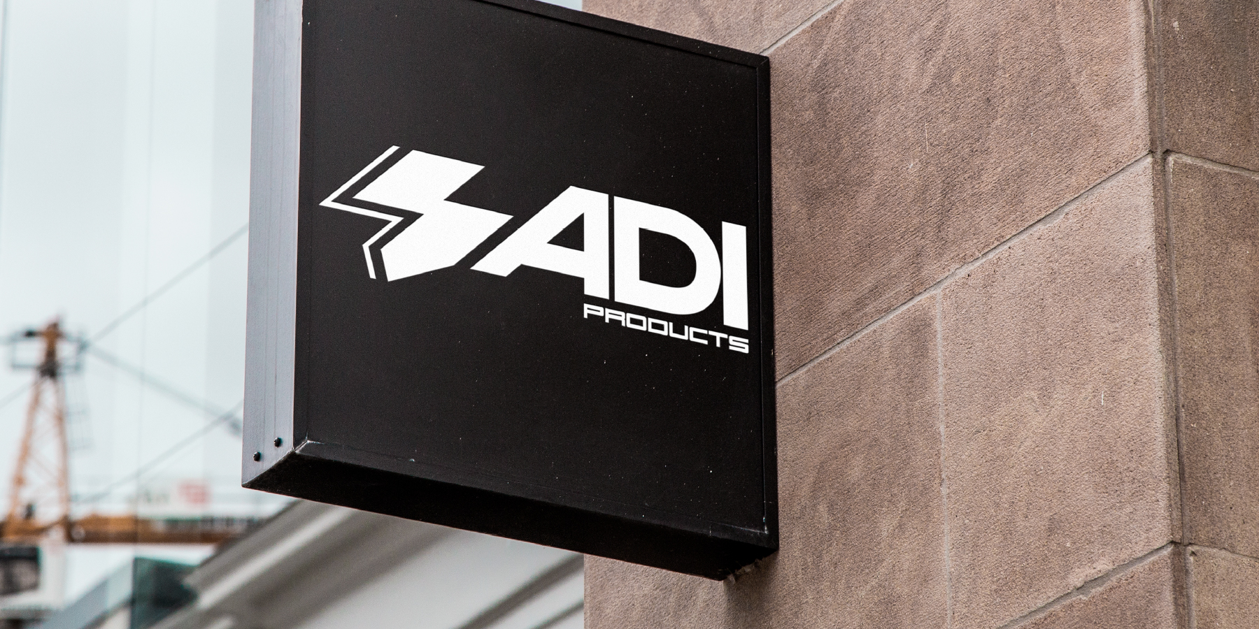 Adi Products, лого (графичен знак, логотип), акцидентни материали, фирмен стил