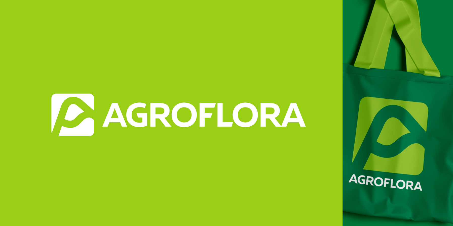 Редизайн лого на производител на торове. Клиент: Agroflora SA