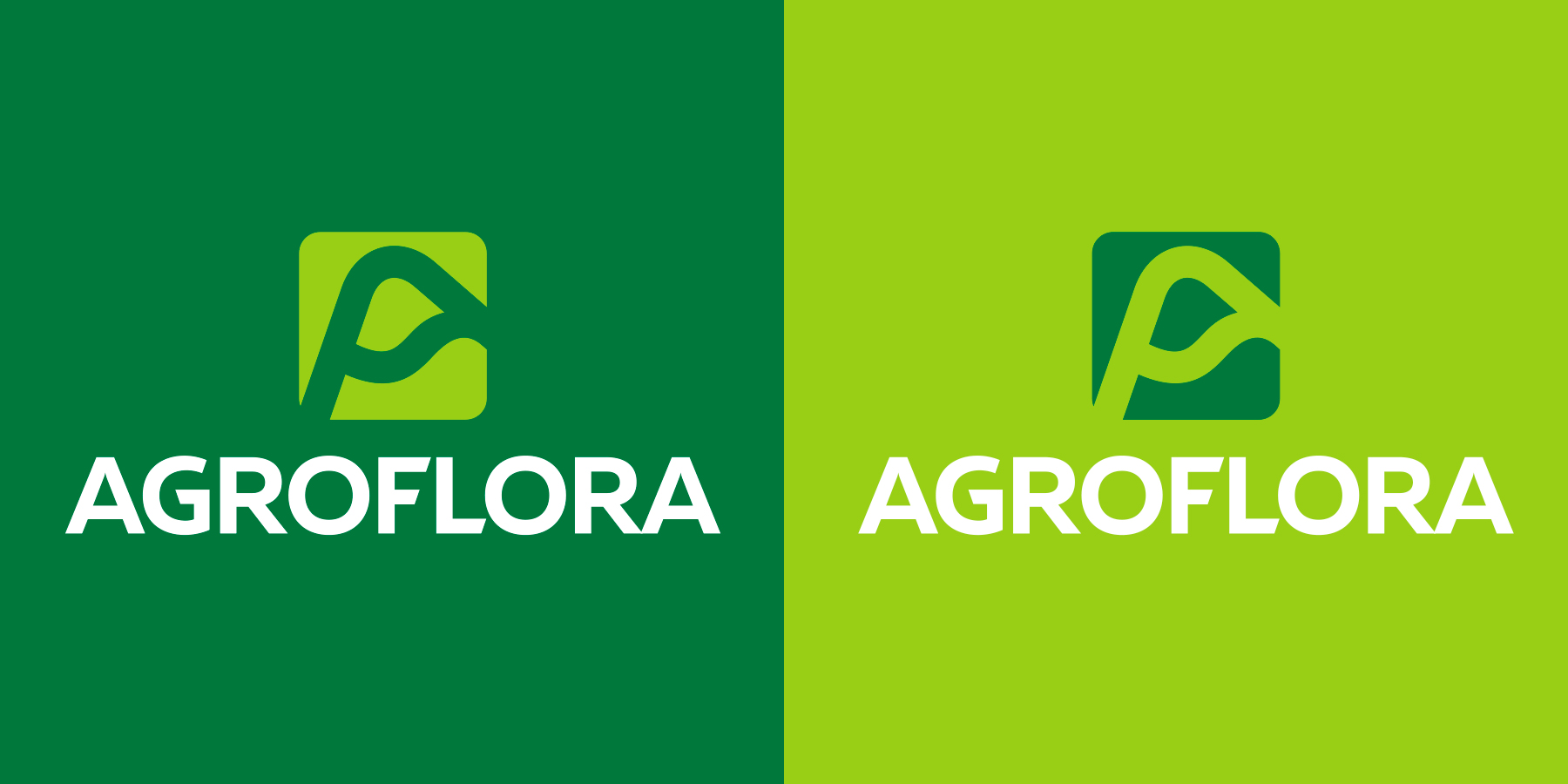 Редизайн лого на производител на торове. Клиент: Agroflora SA