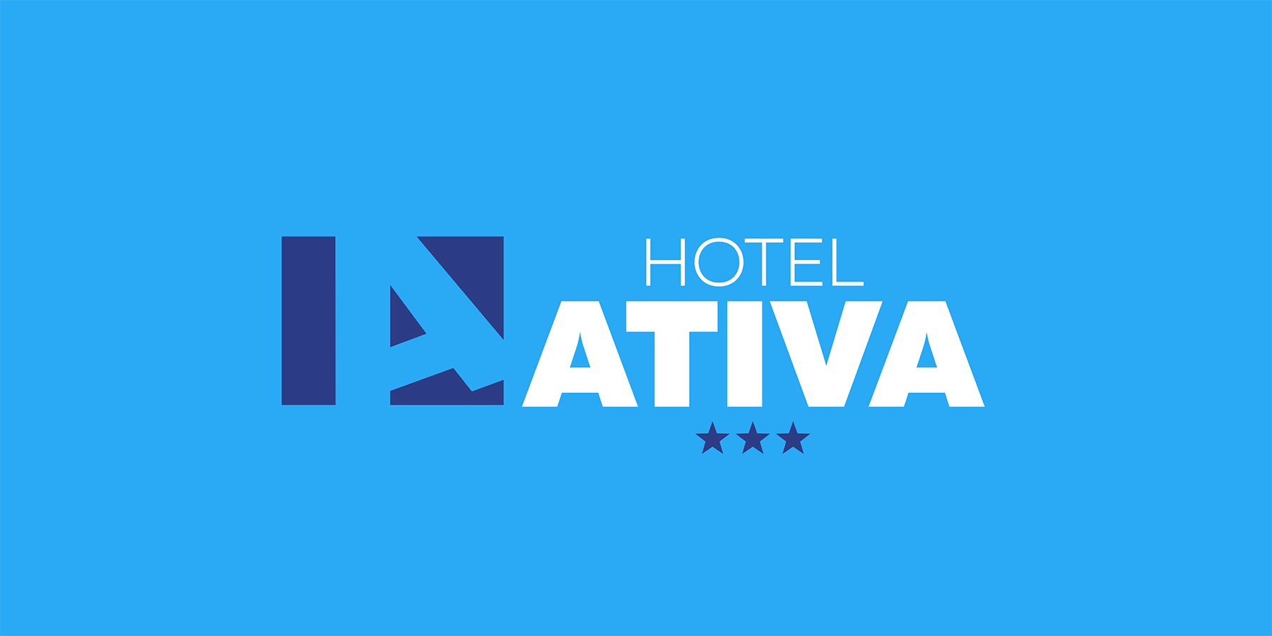 Лого Атива върху фон