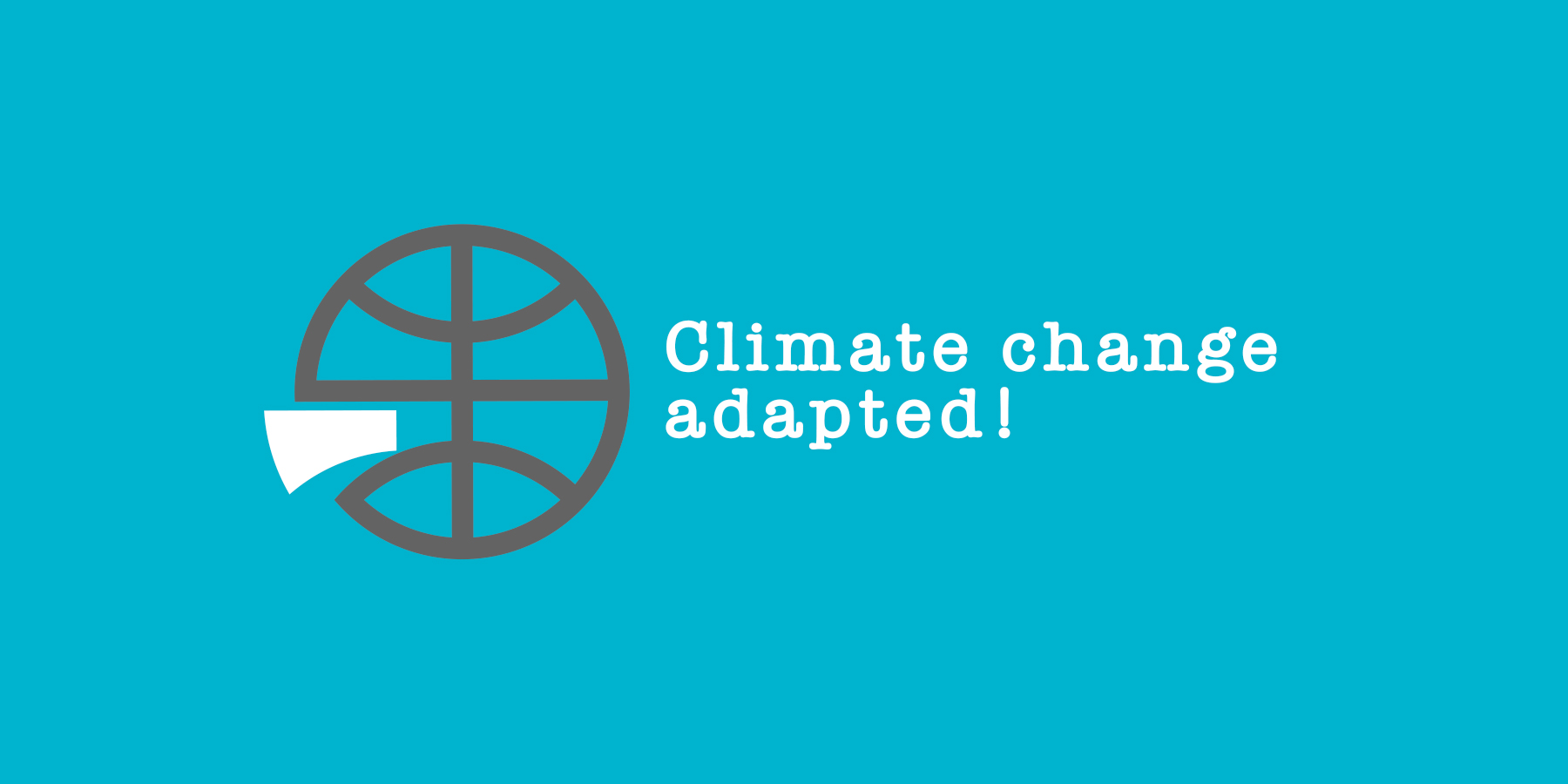 Графичен знак Climate change adapted