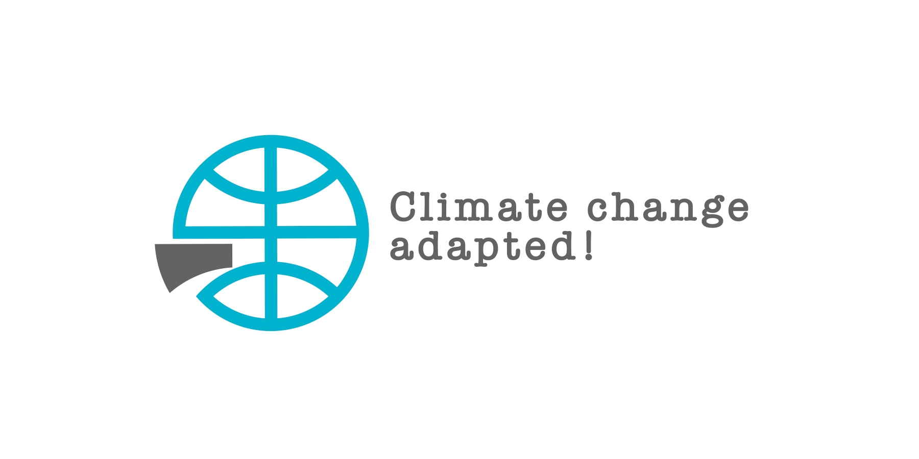 Графичен знак Climate change adapted