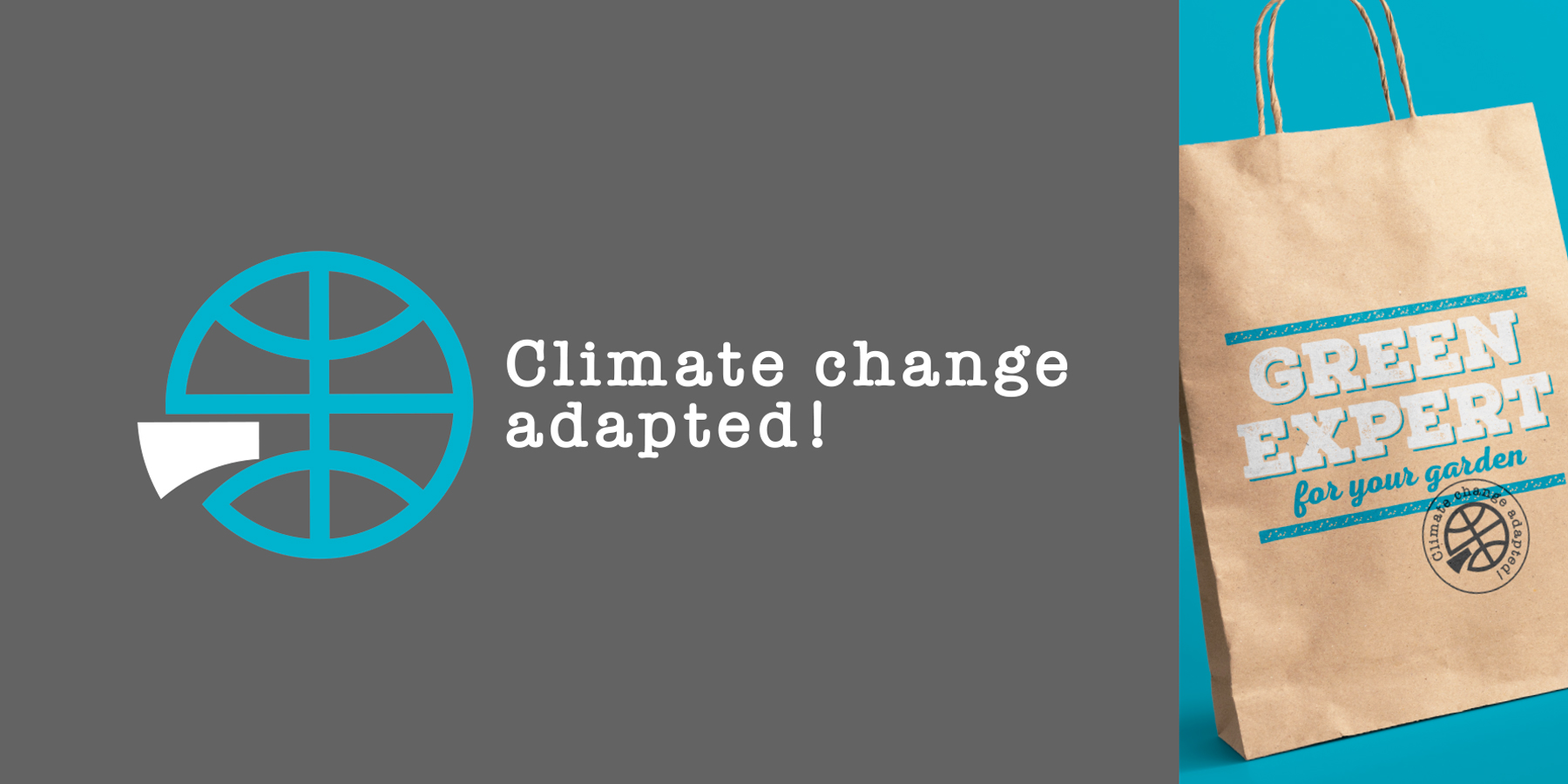 Графичен знак Climate change adapted