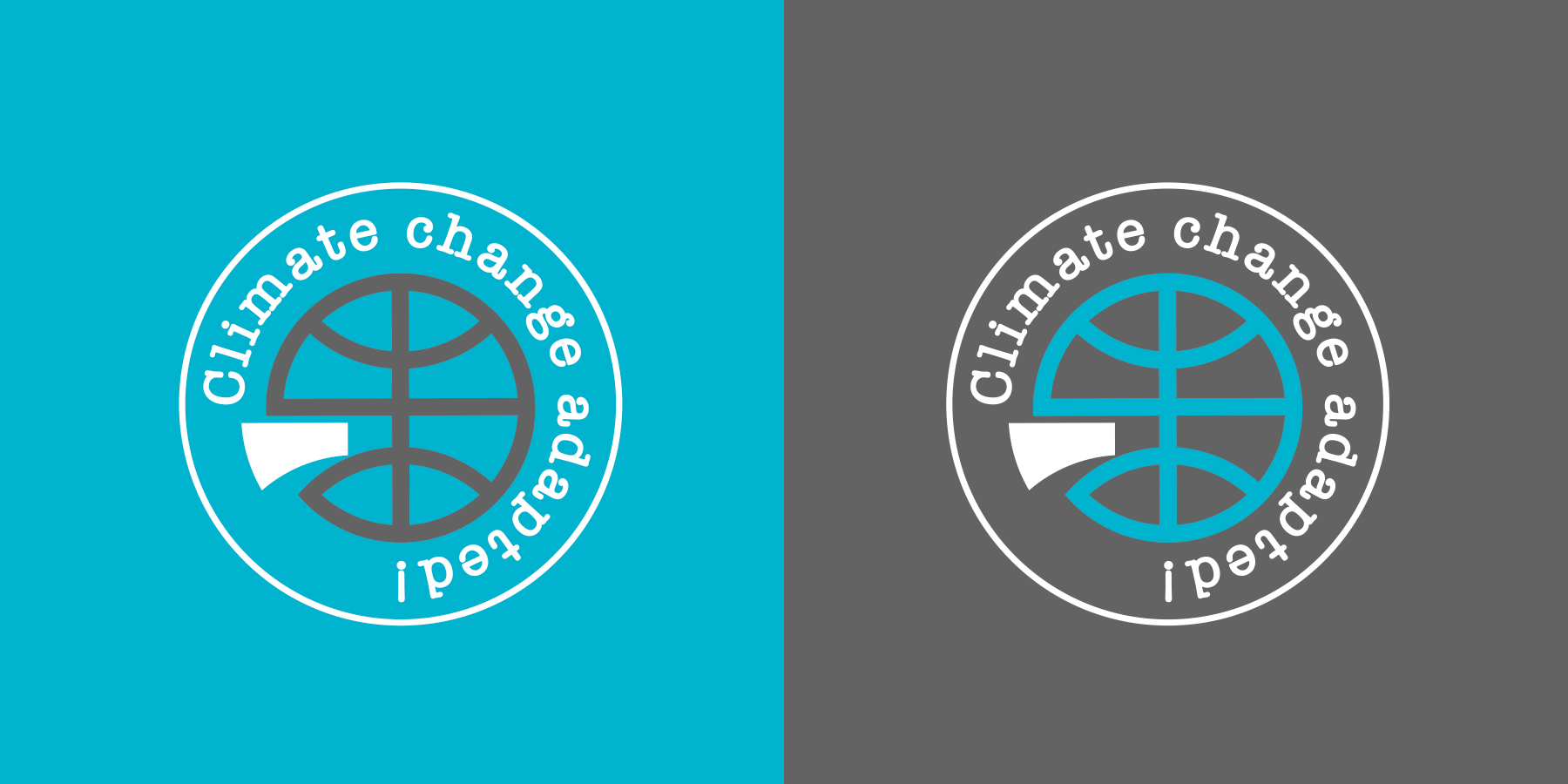 Графичен знак Climate change adapted