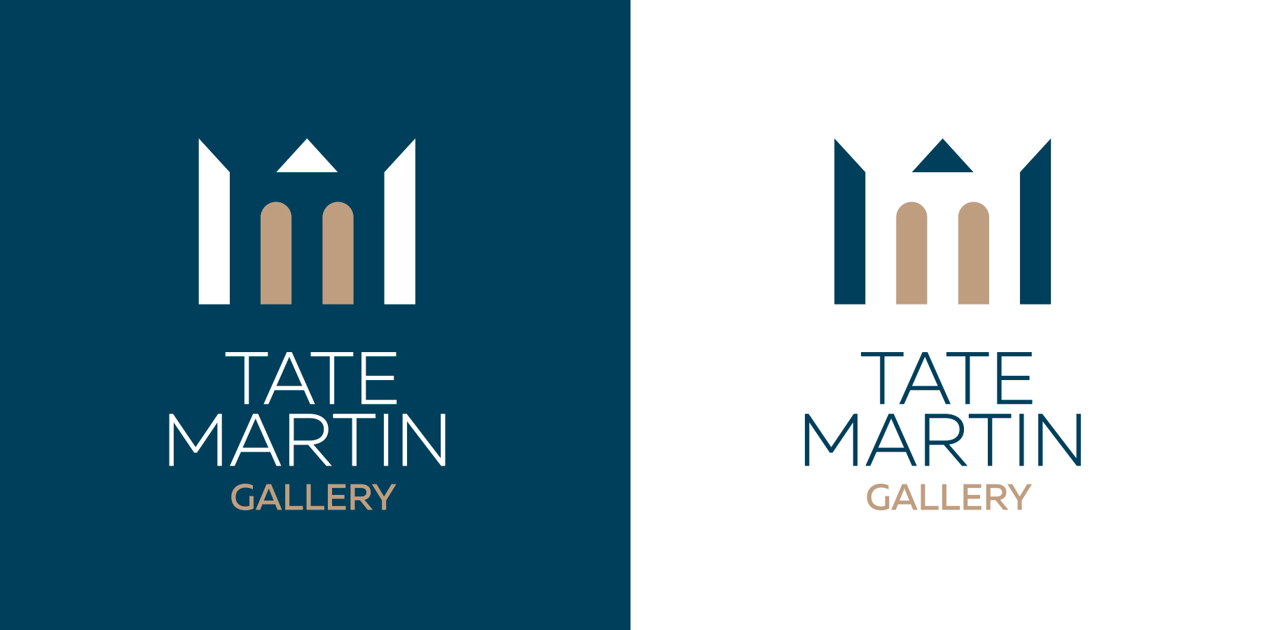 Tate Martin gallery, лого