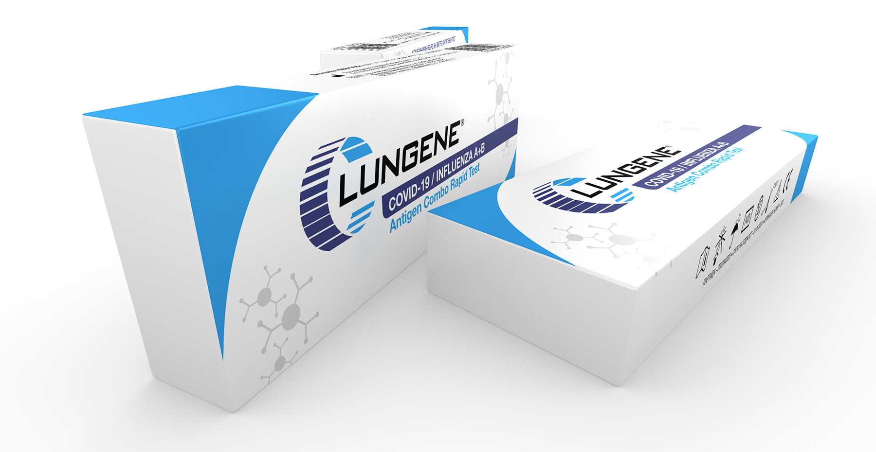 Lungene Rapid Test COMBO, опаковка и листовка за пациента,  Клиент: ДСБ ООД