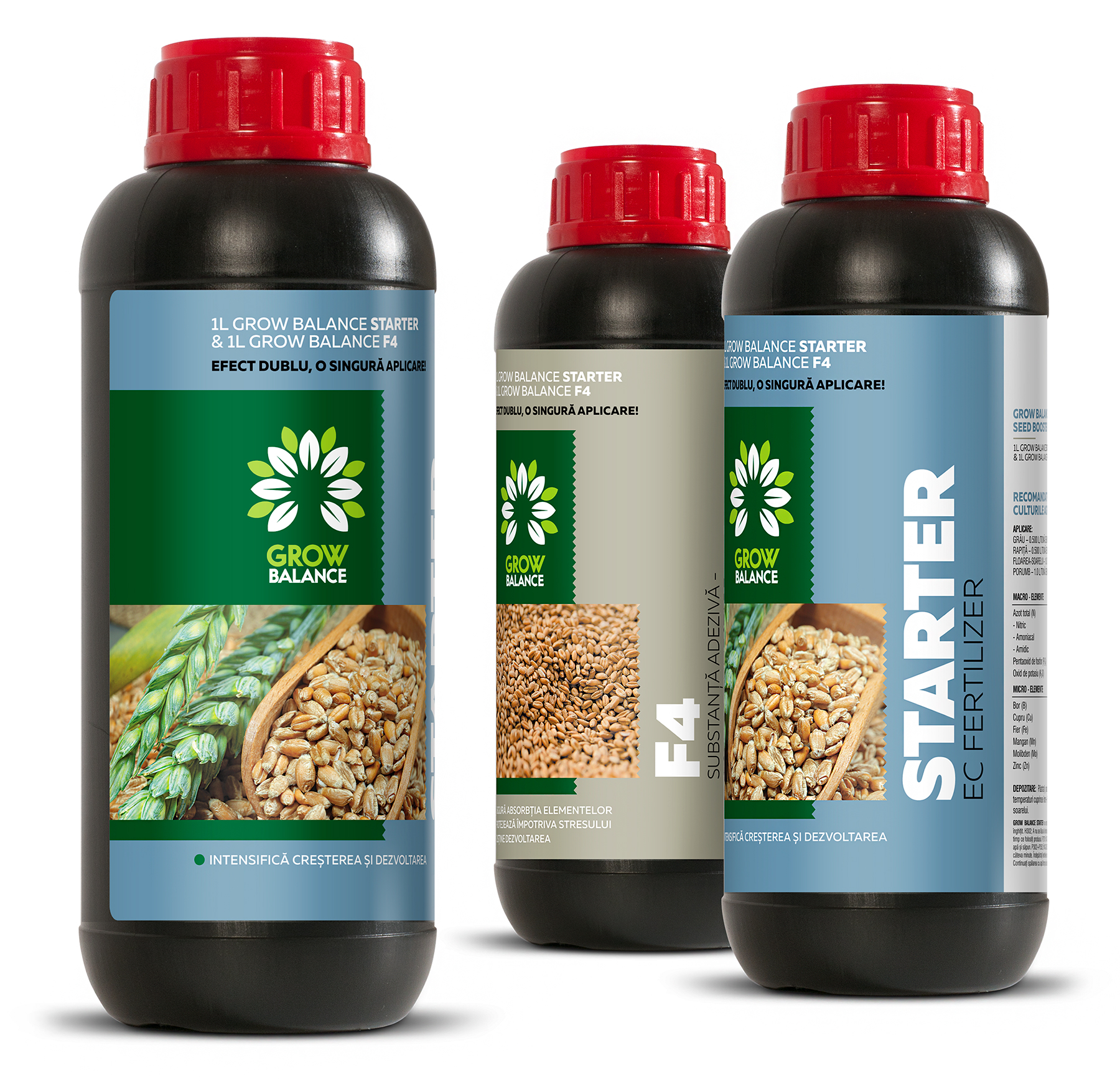 Етикет за течен тор Grow Balance Starter